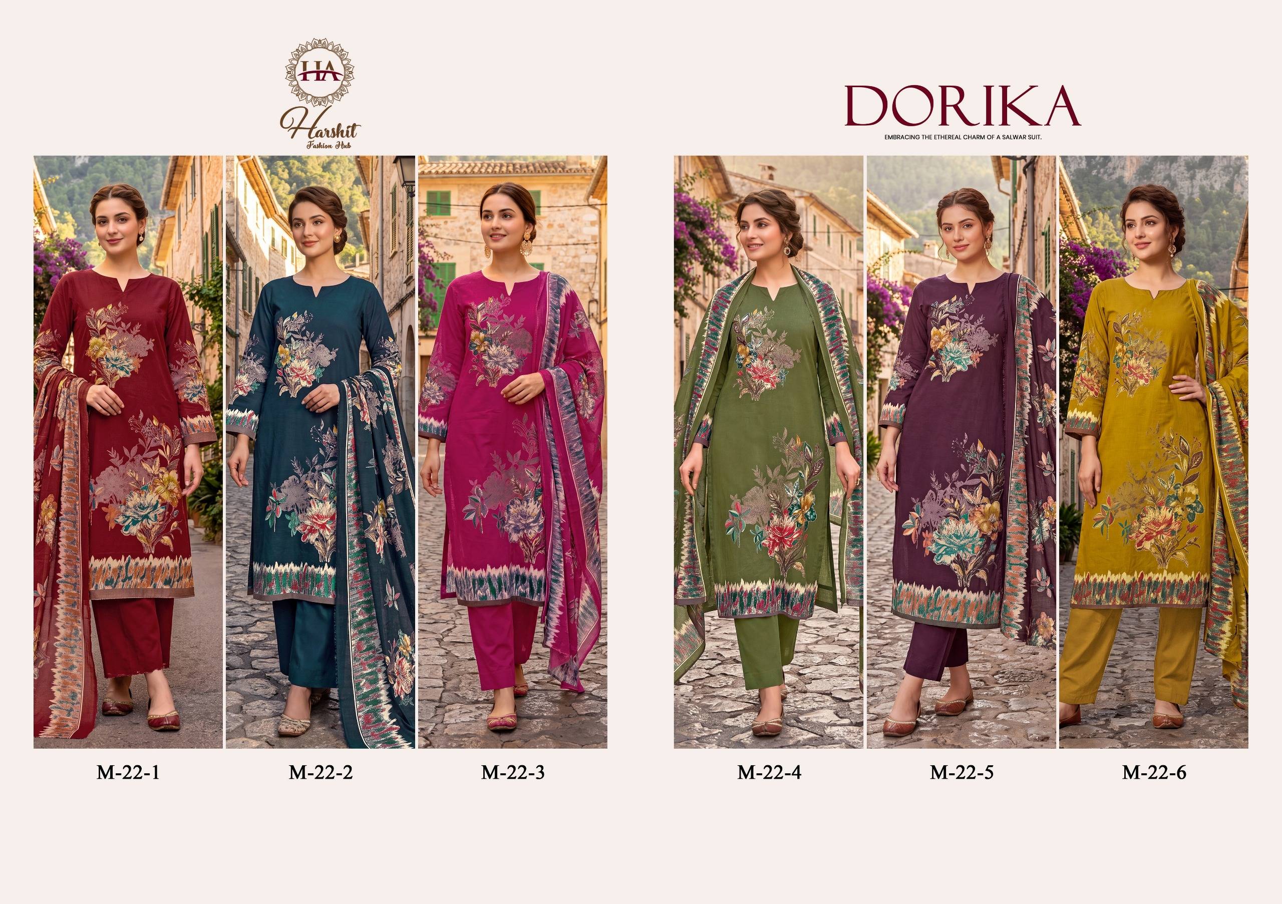 DORIKA BY ALOK SUIT 01 To 06 Series Beautiful Festive Suits Stylish Colorful Fancy Casual Wear & Ethnic Wear PURE MUDAAL Dresses At Wholesale Price